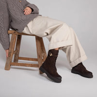 The Moon Leather Suede Brown