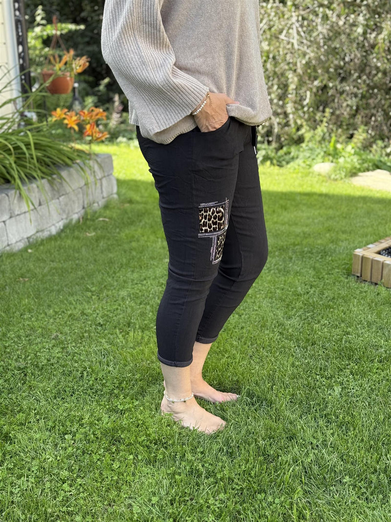 Bukse Magic Patch Leo Black