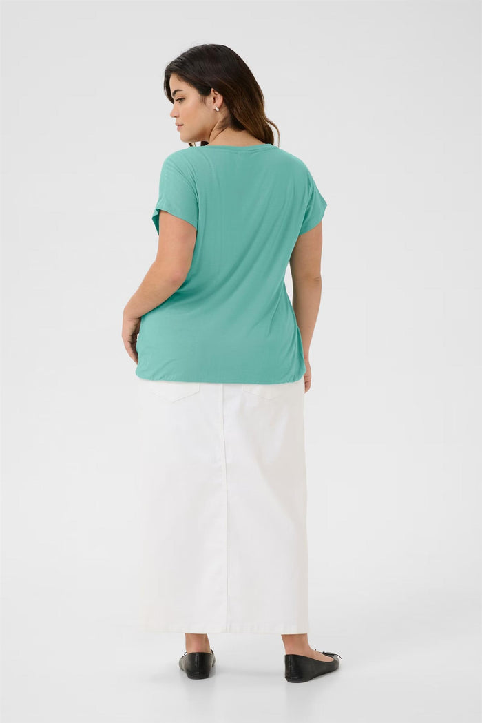 KCjena V-Neck T-shirt Teal