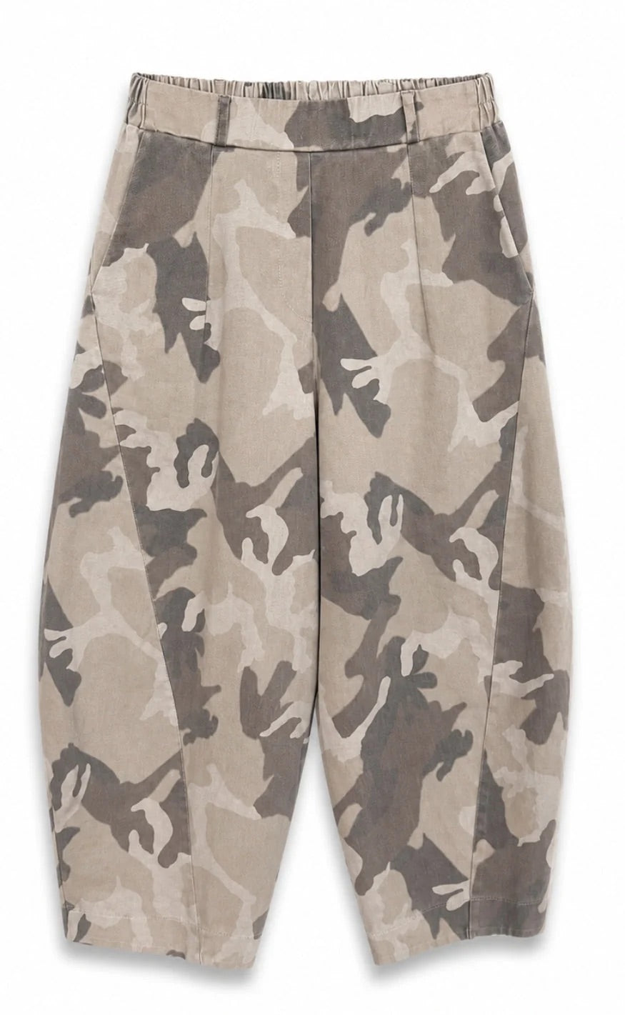 MdcBeryl Pants - Camo Beige