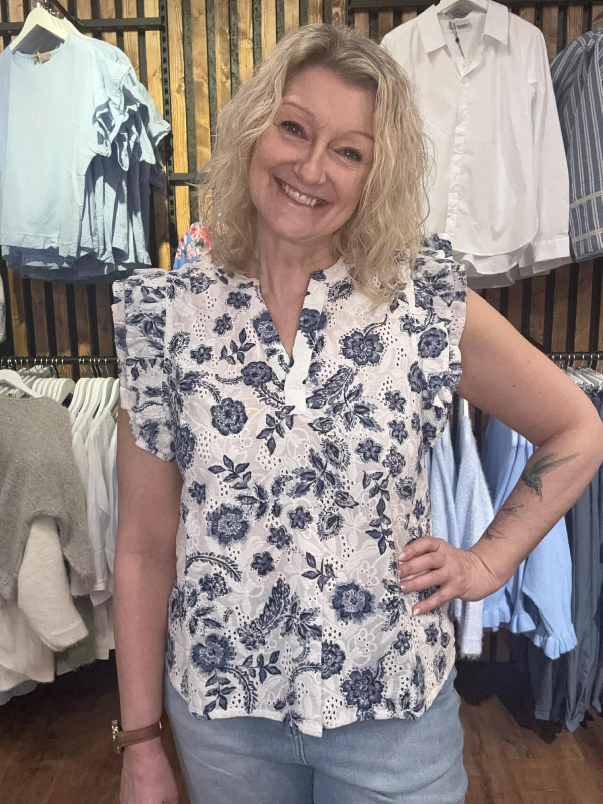 KAluisa Top Chalk Midnight
