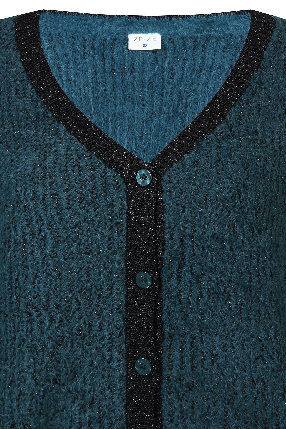 Cardigan Brit Teal Grønn