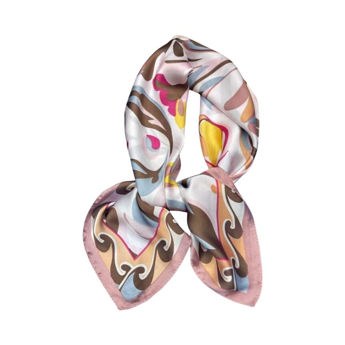 Skjerf Diz, Lite Taupe/Rosa