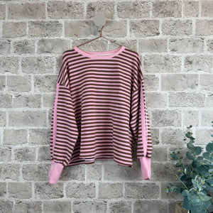 Genser Candy - Pink/Brown