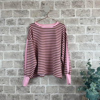 Genser Candy Pink/Brown