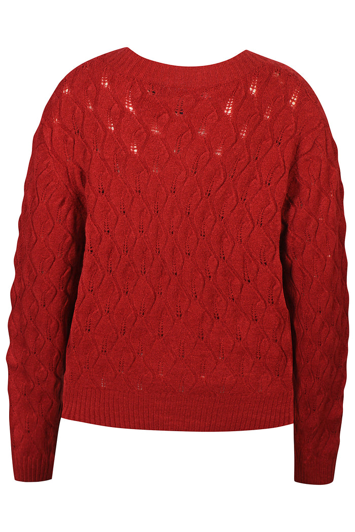 Cardigan Birla Red