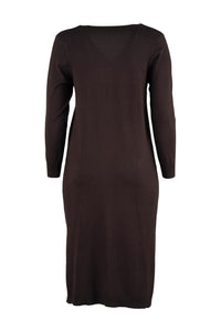 Helsinki Cardigan, FOOTLONG Dark Brown