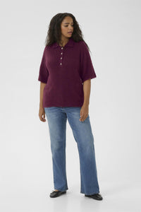 KCemilia Polo Pullover Windsor Wine