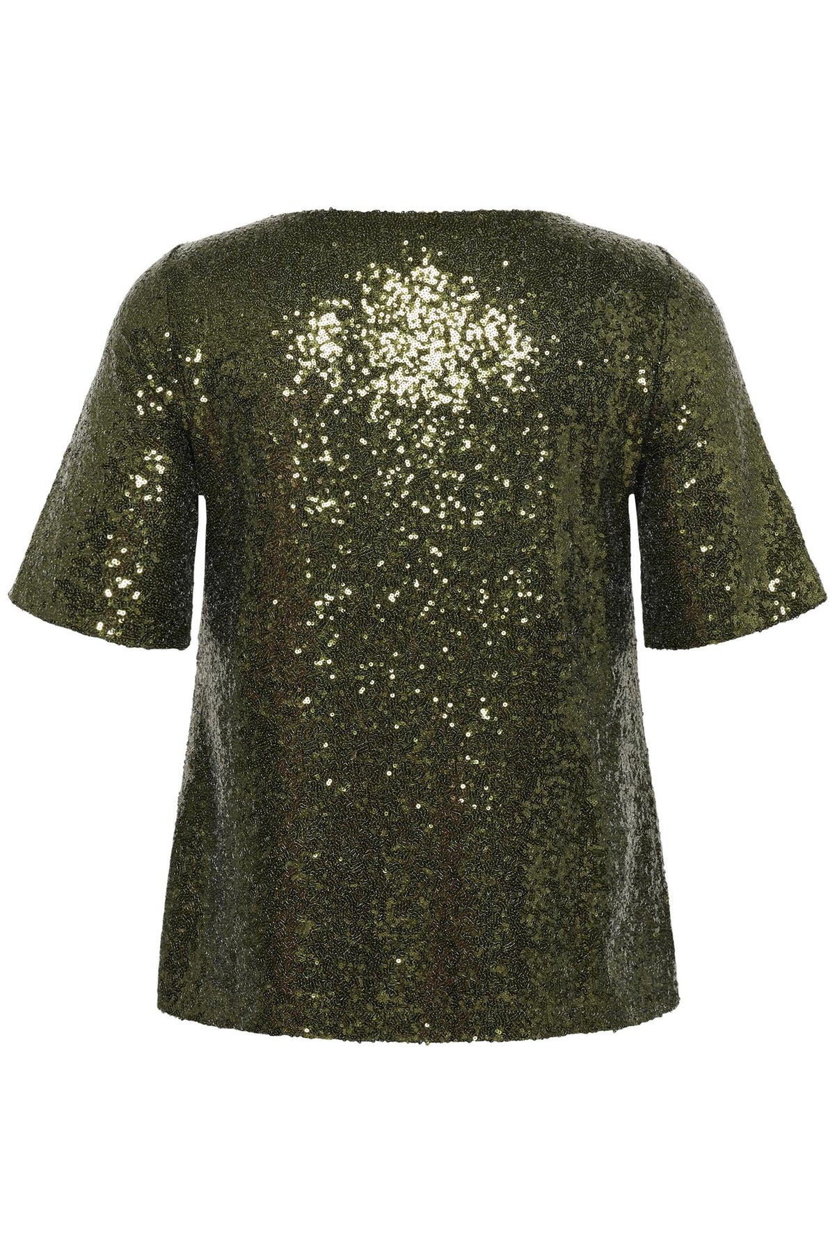KCmirana Sequin Blouse Ivy Green