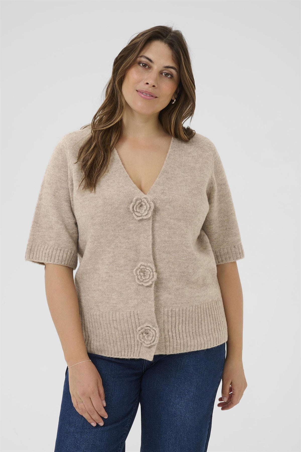 KCrosa Cardigan Feather Grey Melange