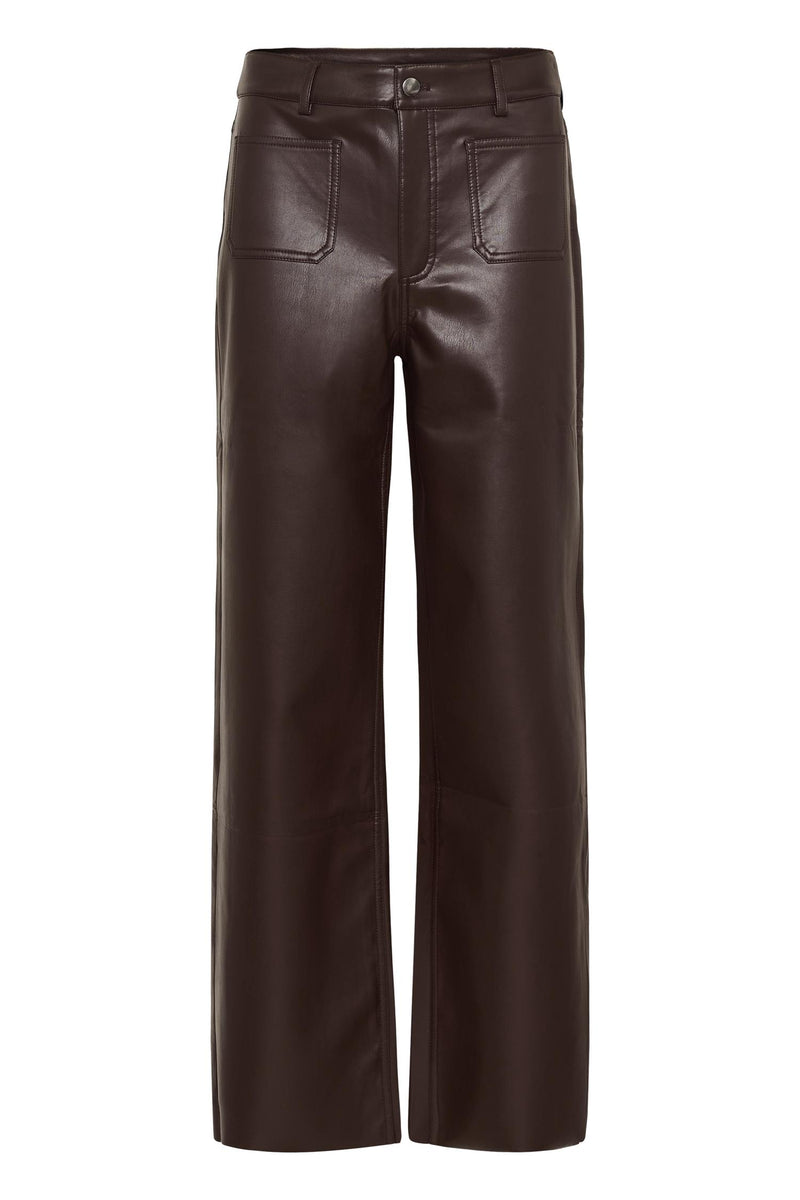 KAmikka PU Jeans Black Coffee