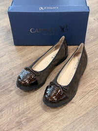 Ballerina Brun Croco Comb