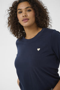 KCart Tee Midnight - Feather heart
