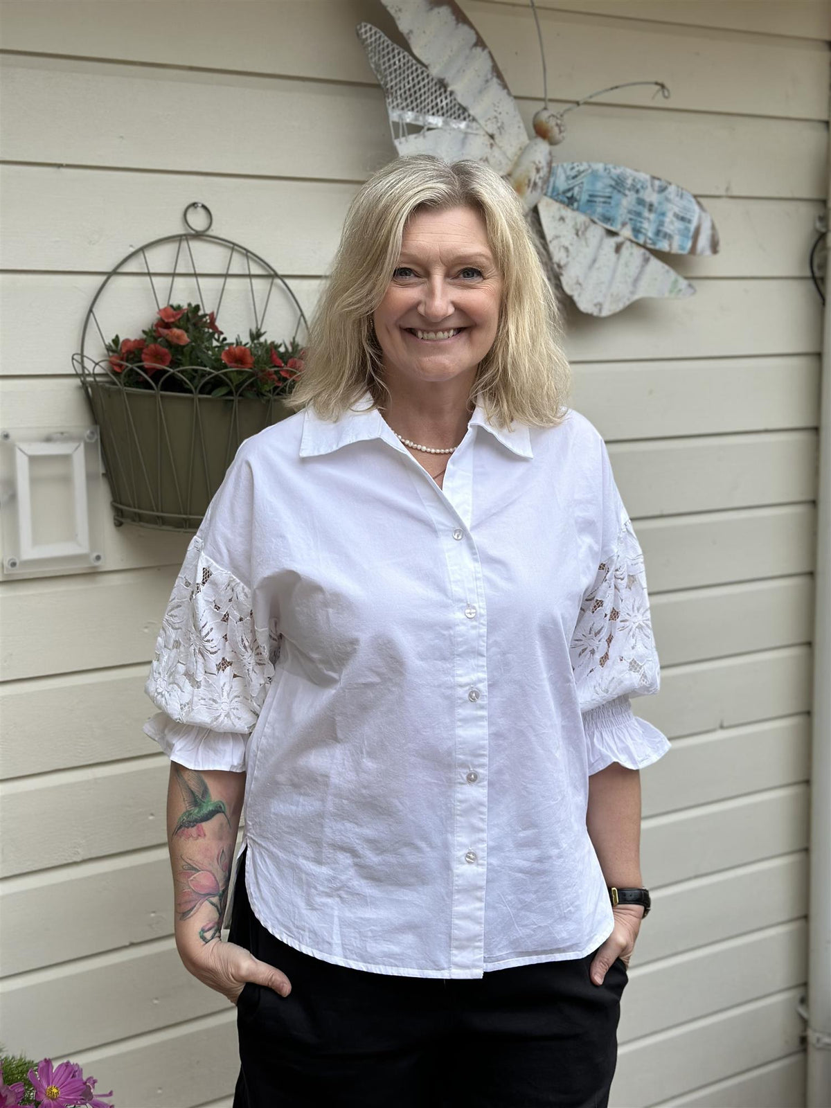 Skjorte Jolly May Lace