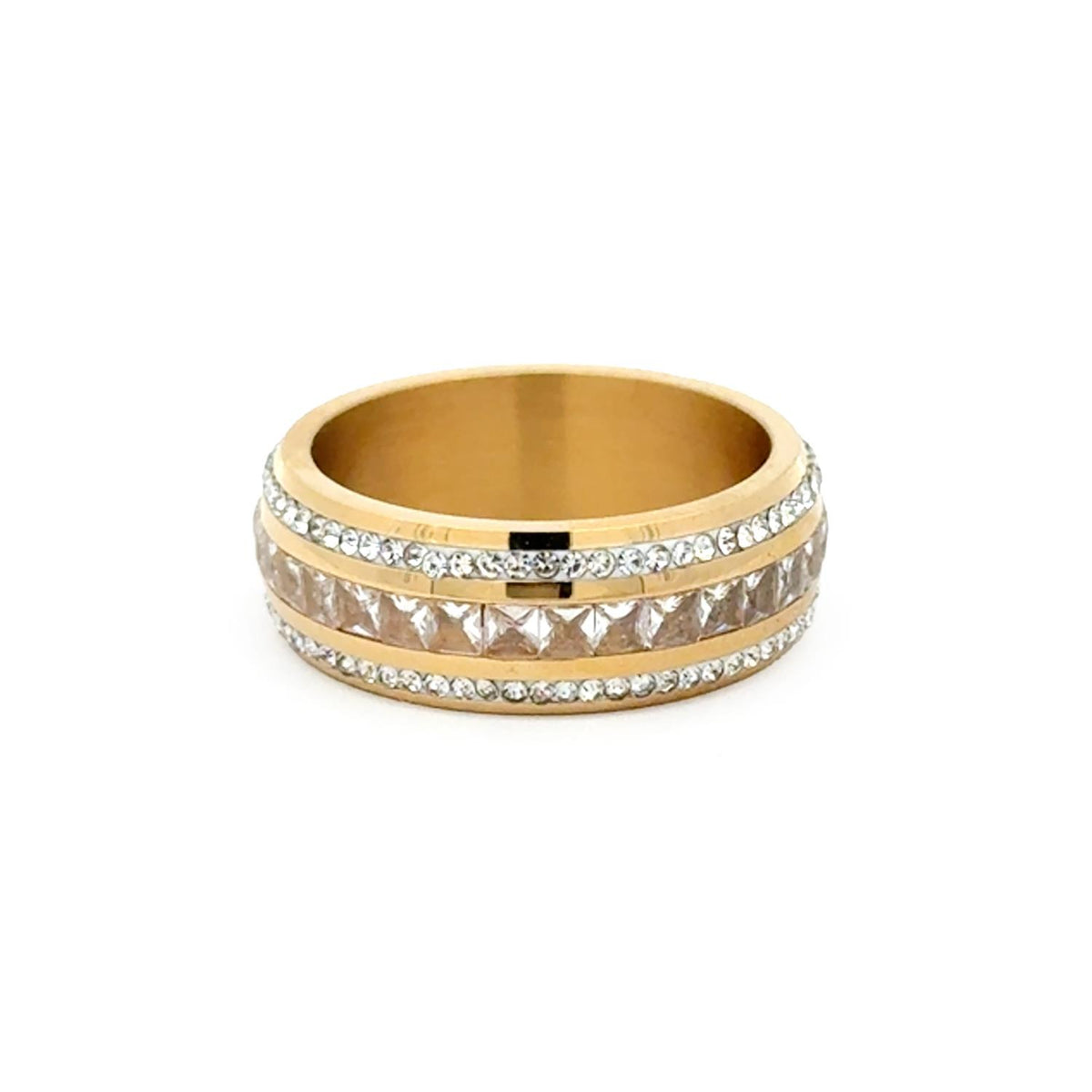 Ring med krystallstener, crystal G