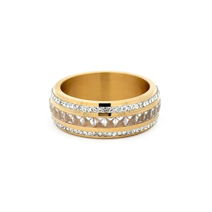 Ring med krystallstener, crystal G