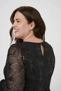 KCminna Blouse Black Deep