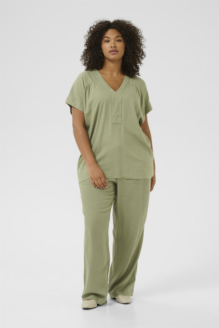 KCmille Wing SL Blouse Oilgreen