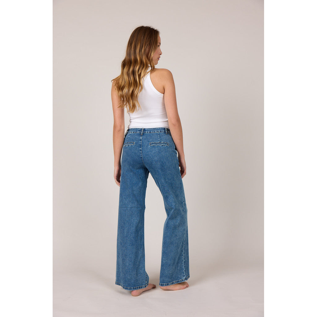Chino Flare Jeans Light Blue SS26