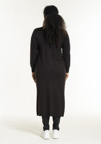 Helsinki Cardigan, FOOTLONG Dark Brown