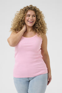 KCcarina Tank Top Rhinestone Prism Pink