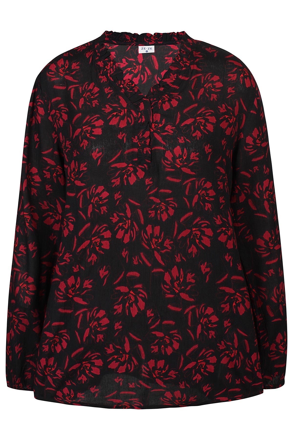 Bluse Bianca Burgunder