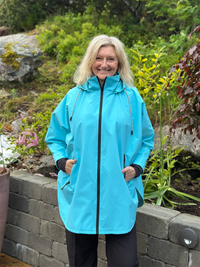 Regnjakke Pacific Blue