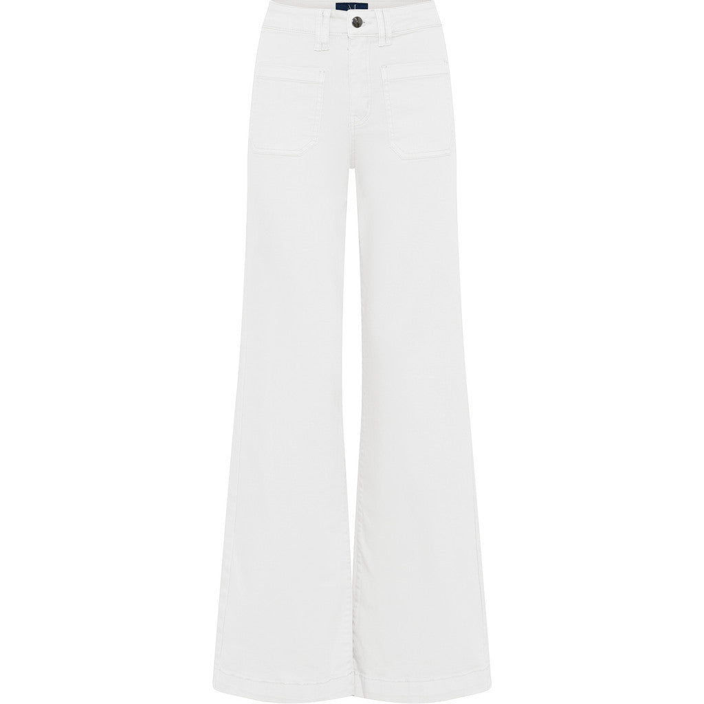 New Tutti Wide Twill Jeans White SS26