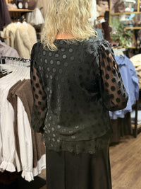 Bluse Kapper Sort