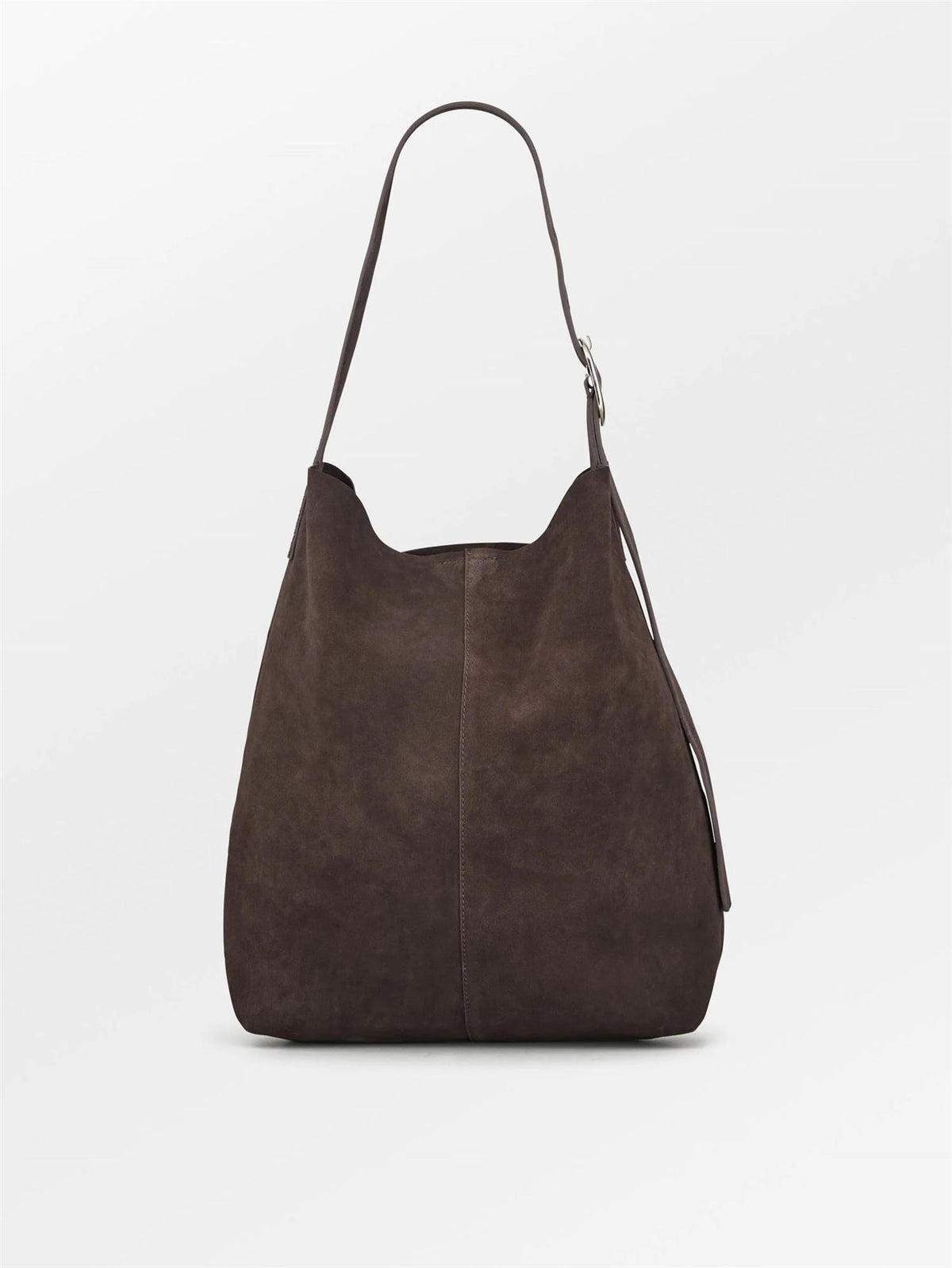 Suede Mae Buckle Bag