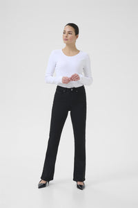 KAforest HW Slim Fit Jeans Black