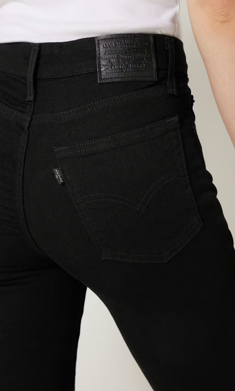 Levis 725 High Rise Bootcut Midnight Gaze (Sort)