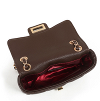 Veske Evita Liten Clutch - Mørk Brun