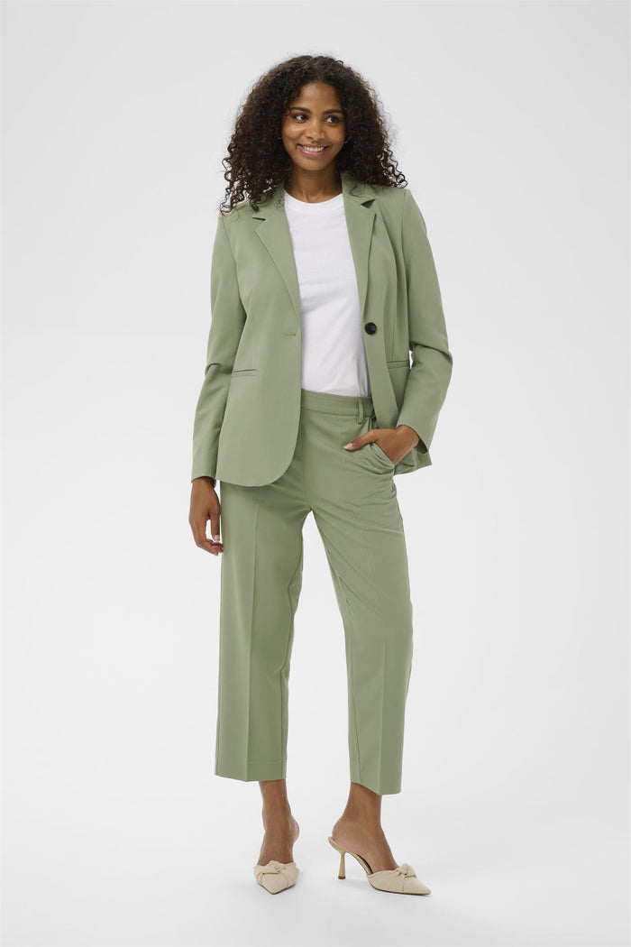 KAsakura HW Cropped Pants Sea spray