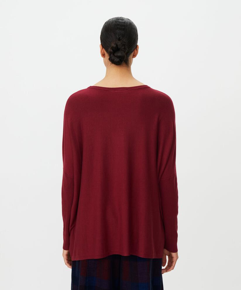 Fanasi Genser Viskose - Tibetan Red