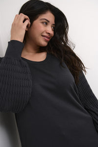 KClini Knit Pullover Oyster Black