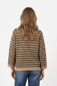 Genser Stripe Green