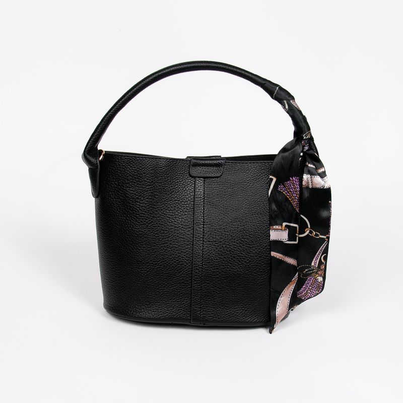 Ibelin liten bucketbag - Sort