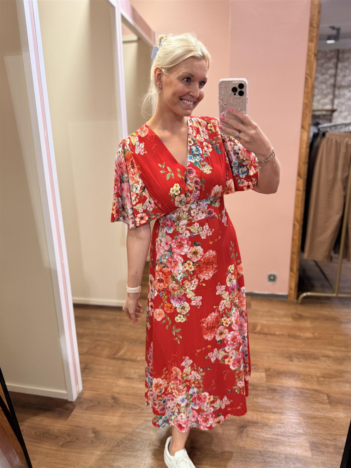 PERNILLE ROSE LONG DRESS Red