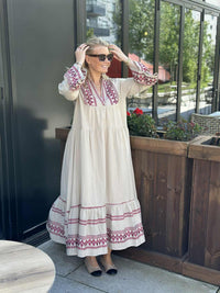 Kjole Gresk Gudinne, Beige