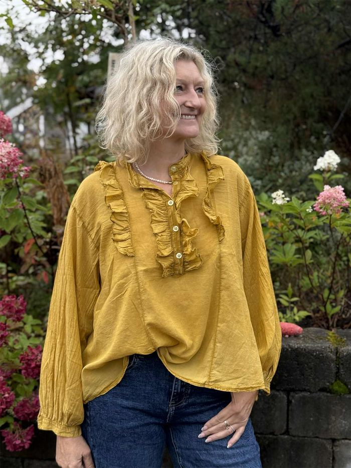 Bluse Climb Mustard