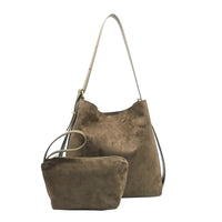 Karoline Bucketbag - Olivengrønn