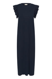 KAcelina Flounce Dress Navy