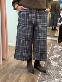 Check Wide Pant