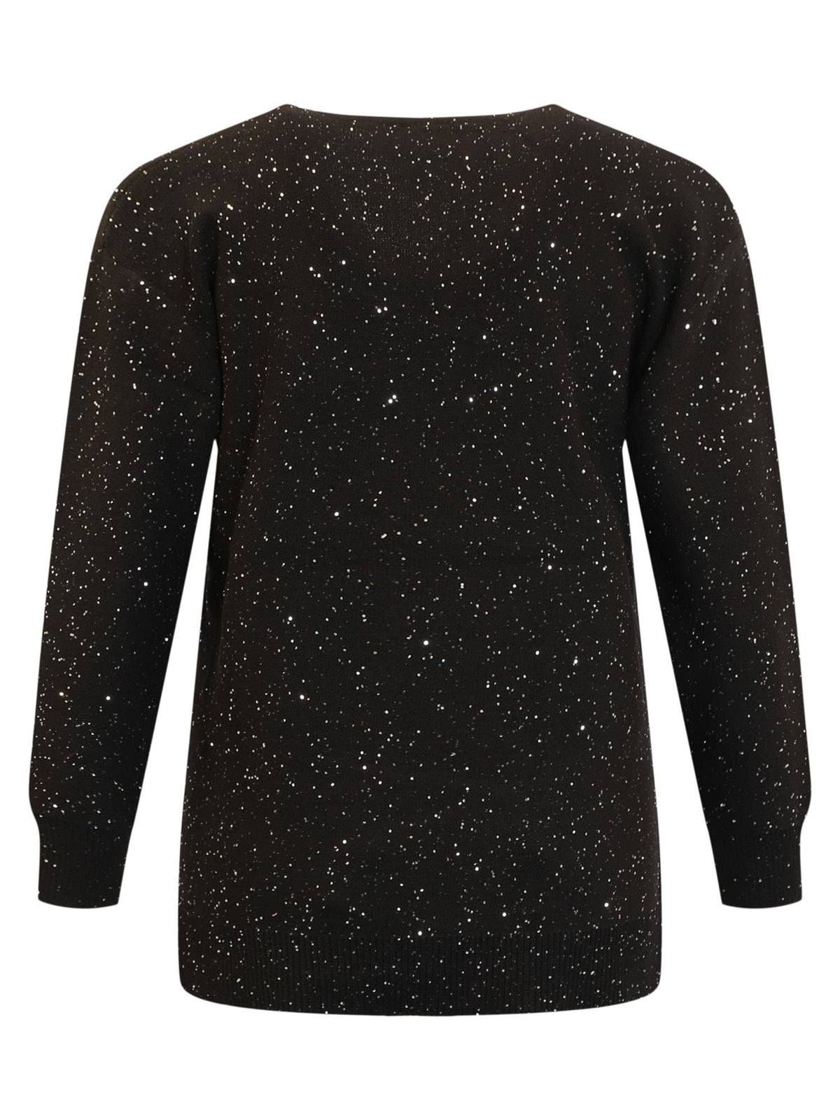 Genser Glitter Lang Erm