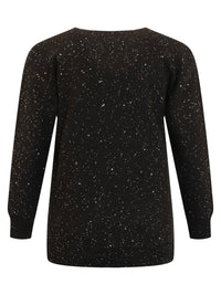 Genser Glitter Lang Erm