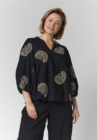 GVilde Blouse Black/Sand