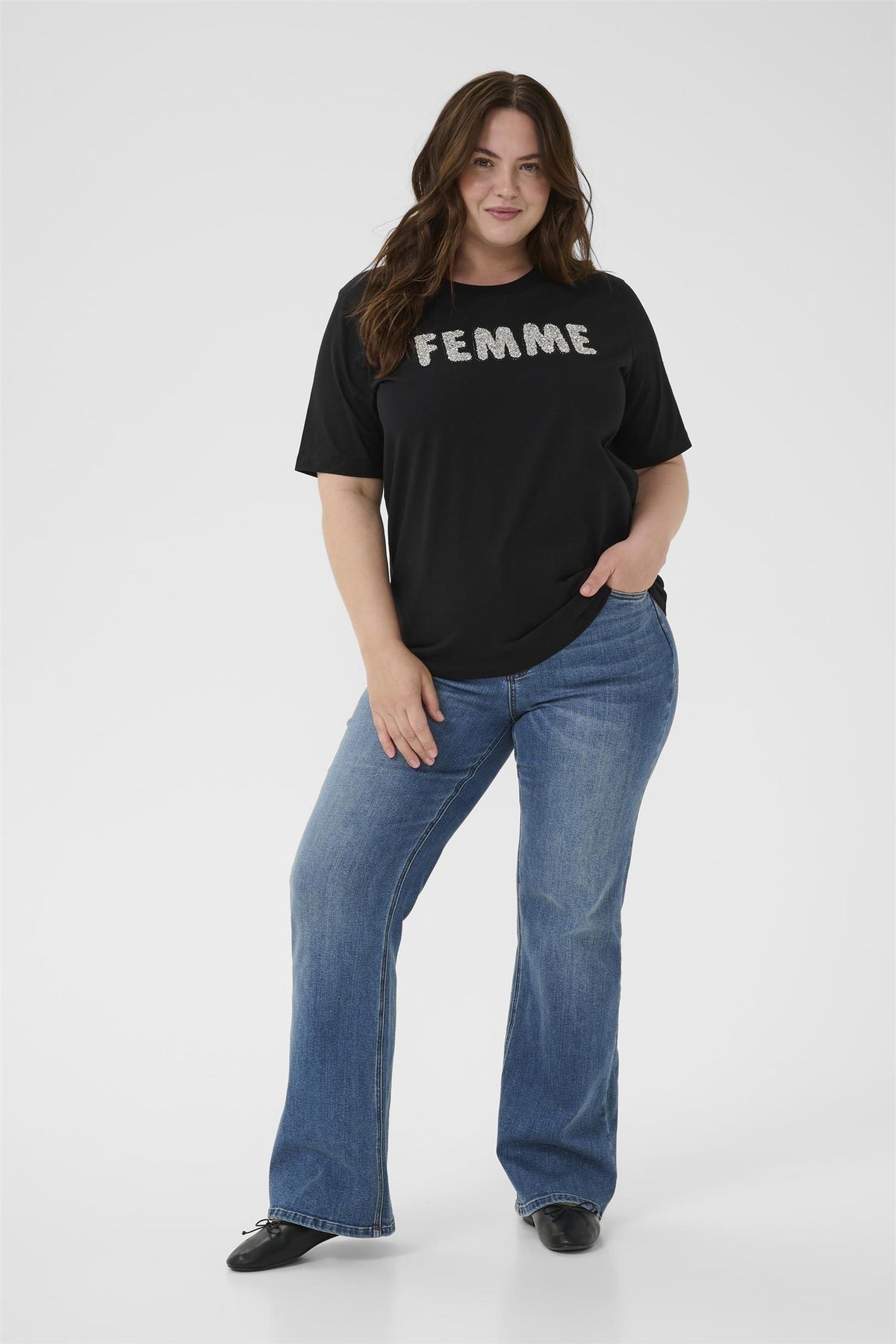 KCariana T-Shirt Black Deep