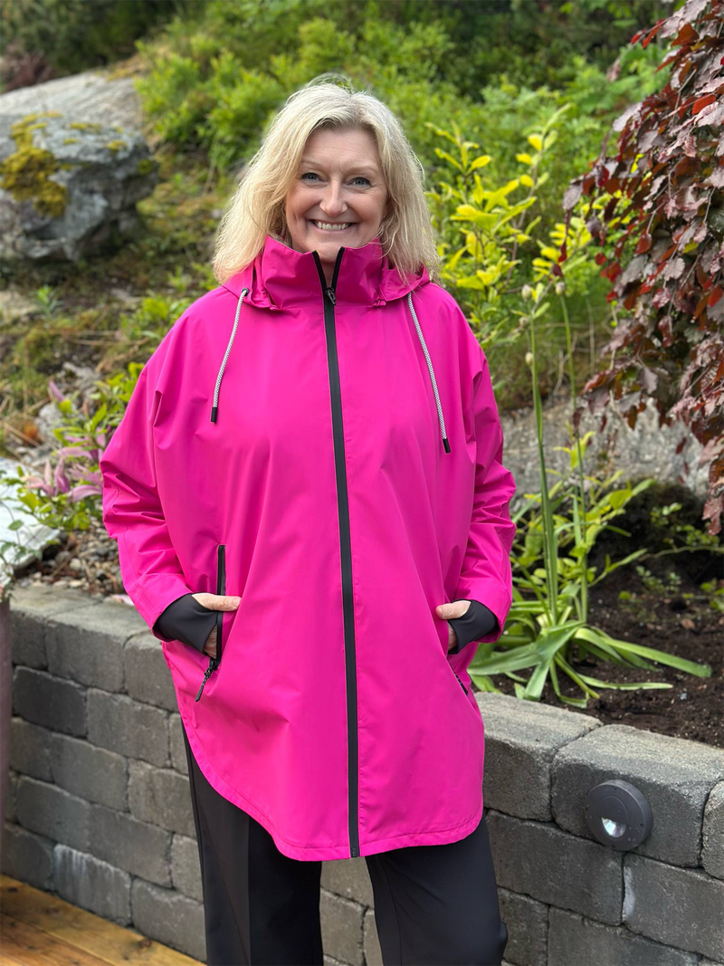 Regnjakke Fuchsia