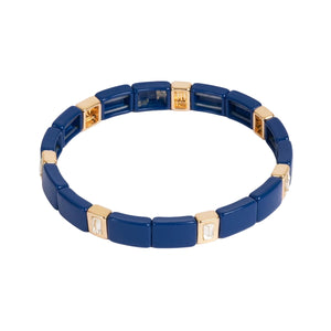 Emaljert armbånd - royal blue